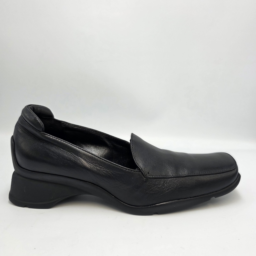 Di Verona - Vintage Italian Black Leather Shoe Ahead Of Its Time, Size 36 Eu View 2